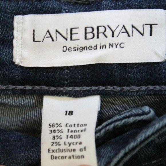 Lane Bryant Floral Embroidered Skinny Jeans H10876 - Picture 9 of 9